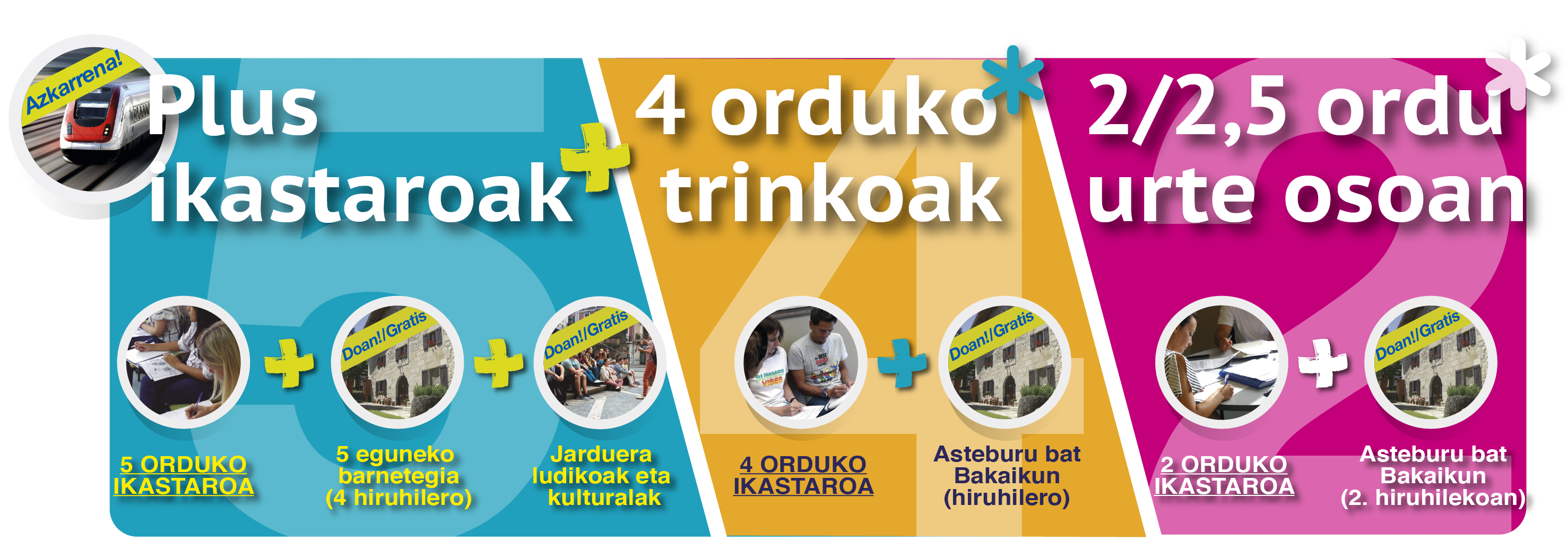 plus, 4 ordu, 2, 2,5 ordu